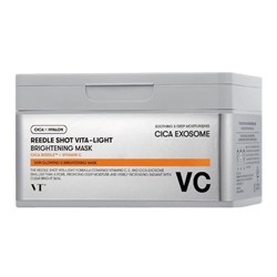 VT Cosmetics Набор осветляющих тканевых масок с микроиглами Reedle Shot Vita-Light Brightening Mask 30шт 10522 - фото 1018