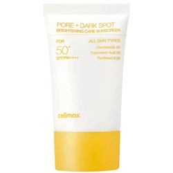 Celimax Осветляющий солнцезащитный крем Pore+Dark Spot Brightening Care Sunscreen SPF50+ PA++++ 50ml 10616 - фото 1177