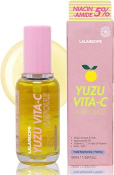 Lalarecipe Сыворотка с витамином С и экстрактом юдзу Yuzu Vita С Ampoule 50ml 10771 - фото 1430