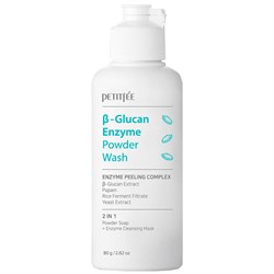 Petitfee Энзимная пудра для умывания с бета-глюканом B-Glucan Enzyme Powder Wash 80gr 10779 - фото 1442