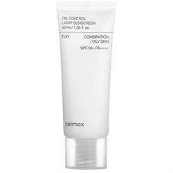 Celimax Себорегулирующий лёгкий солнцезащитный крем Oil Control Light Sunscreen SPF50+PA++++ 40ml 10823 - фото 1534