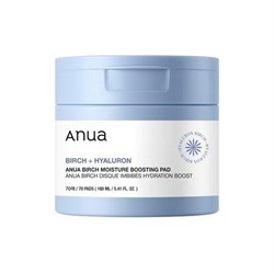 Anua Увлажняющие пэды с берёзовым соком Birch Moisture Boosting Pad 70шт 10873 - фото 1630