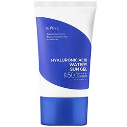 IsNtree Увлажняющий солнцезащитный гель Hyaluronic Acid Watery Sun Gel SPF50+ PA++++ 50ml 10982 - фото 1827