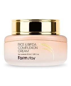FarmStay Восстанавливающий крем для лица с бифидобактериями Rice & Bifida Complexion Perfect Cream 55ml 11085 - фото 2061