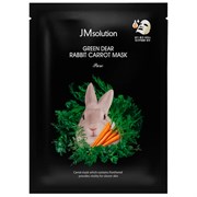 JMsolution Успокаивающая тканевая маска с экстрактом моркови Green Dear Rabbit Carrot Mask 10645