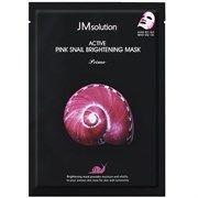 JMsolution Ультратонкая маска с муцином улитки Active Pink Snail Brightening Mask Prime 10659