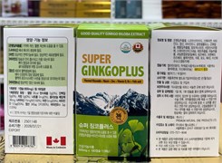 SUPER GINKGO PLUS экстракт гинкго билоба 180шт 11212